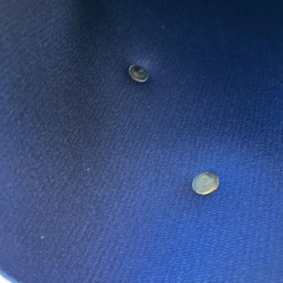 Authentic NWOB Chanel Navy Blue Rubber Camellia Flower Rain Boots - Picture 15 of 16